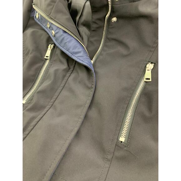 1 Madison Expedition Heritage Collection Womens Jacket Size L Black w/ Navy Trim - Picture 7 of 15